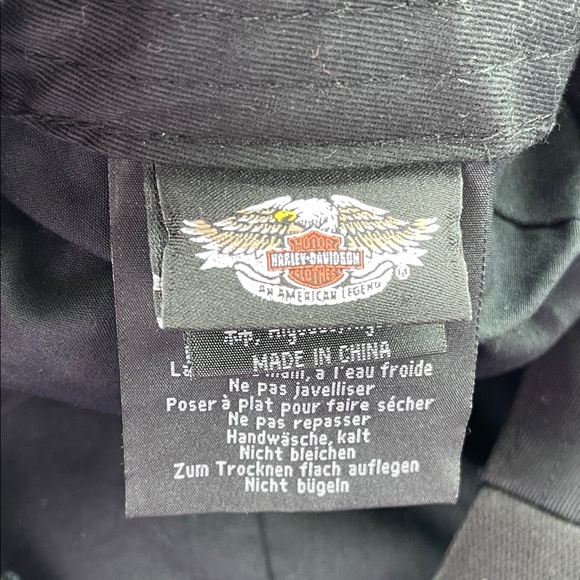 Harley-Davidson Men’s Cotton Ivy Cap News Boy Hat Black Biker Motorcycle Small - Picture 10 of 16